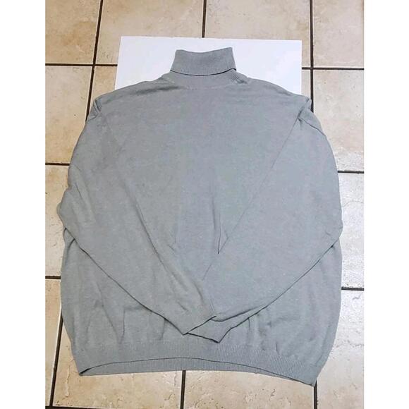 Lavane New York Turtleneck Thick Pullover Slim Fit Gray 4X - Picture 1 of 3